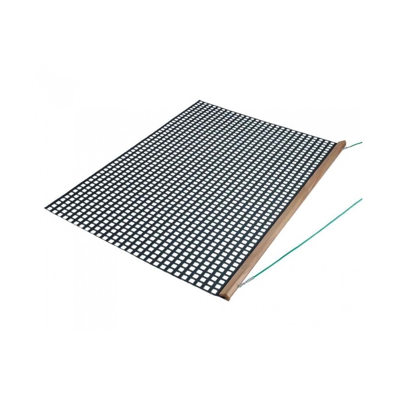 Dragging net wooden bar