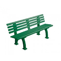 Banc avec dossier 150 cm - vert