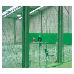 PE separation net 2.3 mm, 20x2.5, snap hooks, tension cable