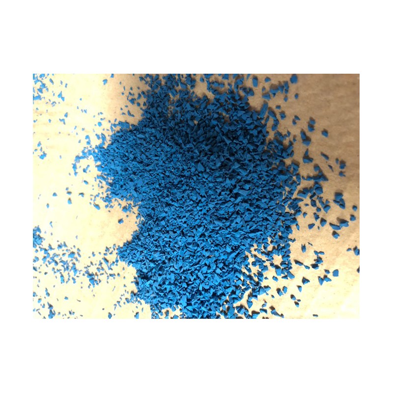 EPDM granules 0.5-1.5 mm blue  - 25 kg bag