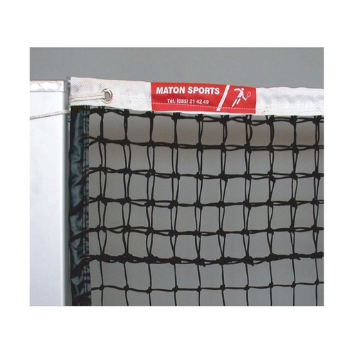 [FLTENN3L] Filet tennis  3 mm PE lisière pourtour,noir